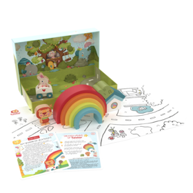 Bababoo Enchanted Rainbow Roleplay Stacking Toy
