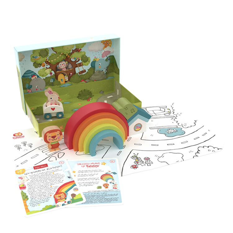 Bababoo Enchanted Rainbow Roleplay Stacking Toy
