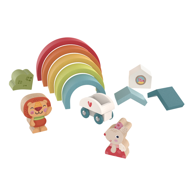 Bababoo Enchanted Rainbow Roleplay Stacking Toy