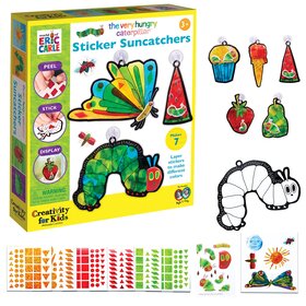 Creativity for Kids The Very Hungry Caterpillar | Sticker Suncatcher