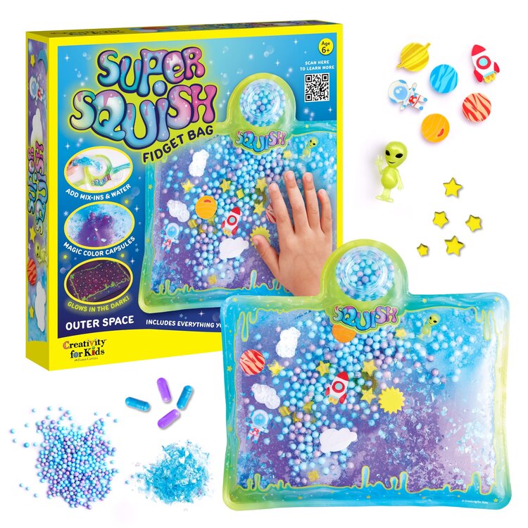 Creativity for Kids Super Squish Fidget Bag | Outer Space