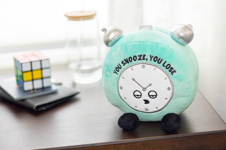 Punchkins Plush Clock | You Snooze, You Lose