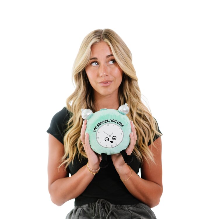 Punchkins Plush Clock | You Snooze, You Lose