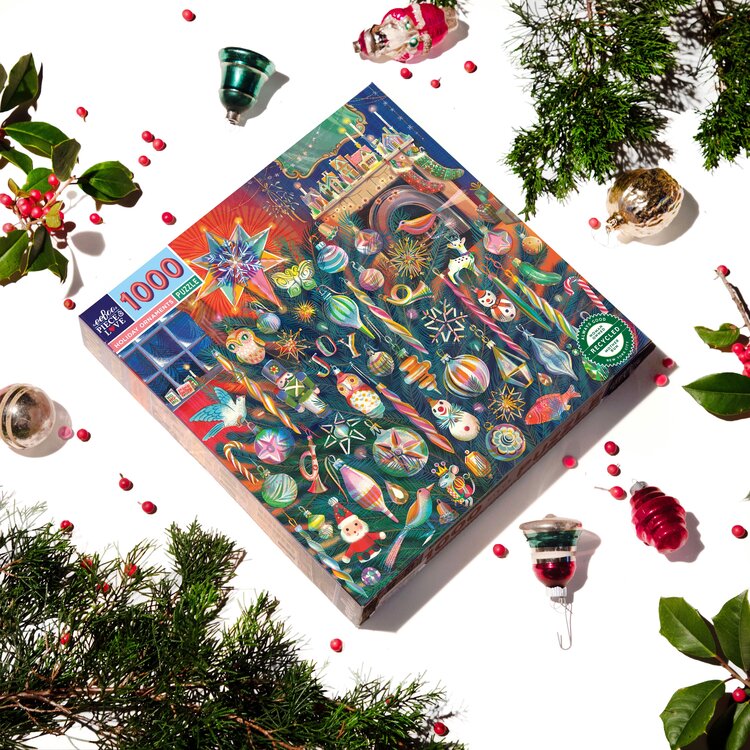 eeBoo Puzzle | Holiday Ornaments (1000pc)