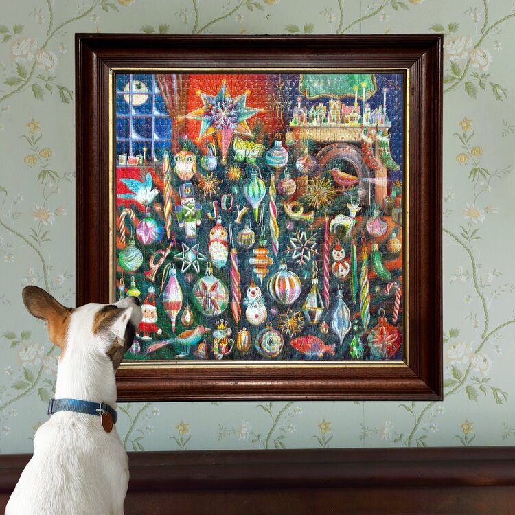 eeBoo Puzzle | Holiday Ornaments (1000pc)