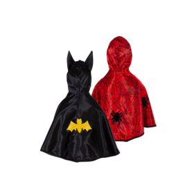Great Pretenders Reversible Spider & Bat Baby Cape | Size 12-24M