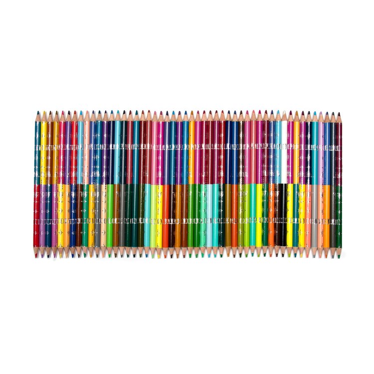 eeBoo 100 Colors | 50 Double-Sided Pencils