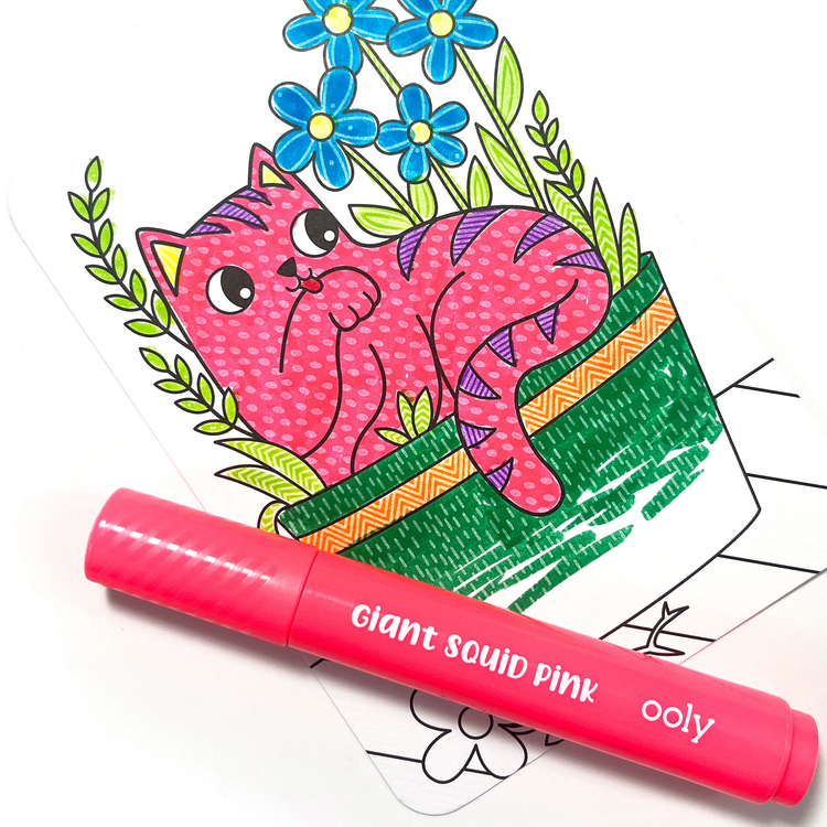 OOLY Hidden Patterns Coloring | Smitten Kitten