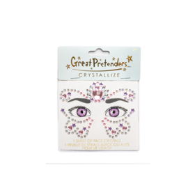 Great Pretenders Face Crystals | Butterfly Princess, 1 Sheet