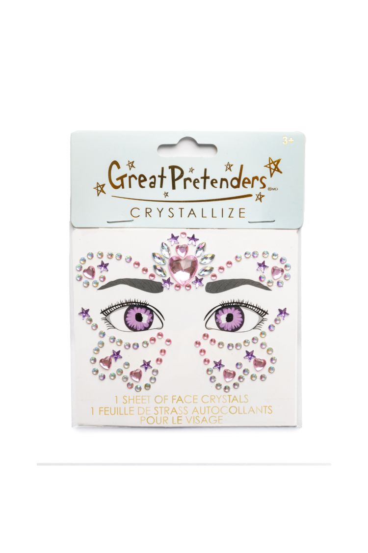 Great Pretenders Face Crystals | Butterfly Princess, 1 Sheet