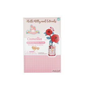 Hands Craft Red Camelia