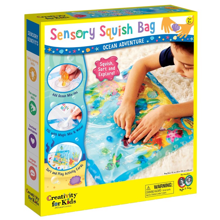 Creativity for Kids Sensory Squish Bag | Ocean Adventure