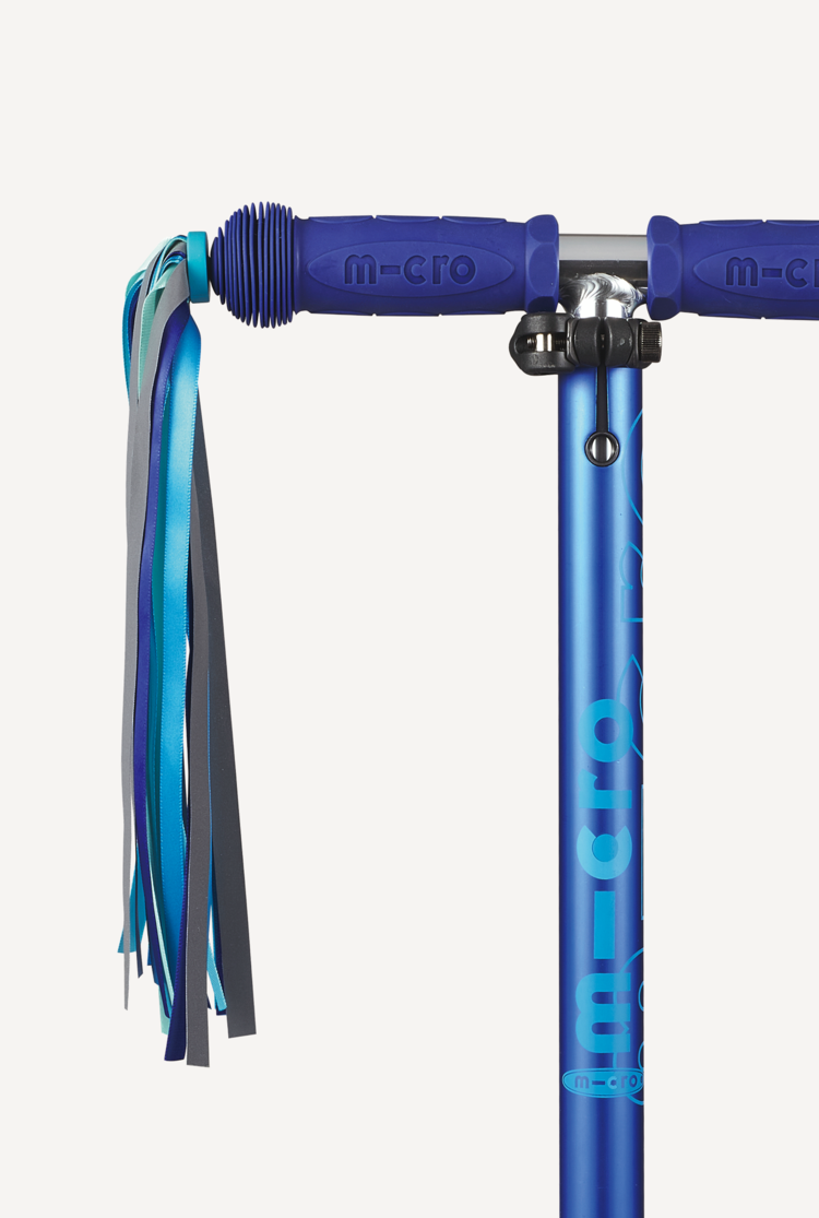 Micro Kickboard Streamers | Blue Reflective