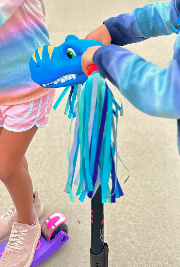 Micro Kickboard Streamers | Blue Reflective