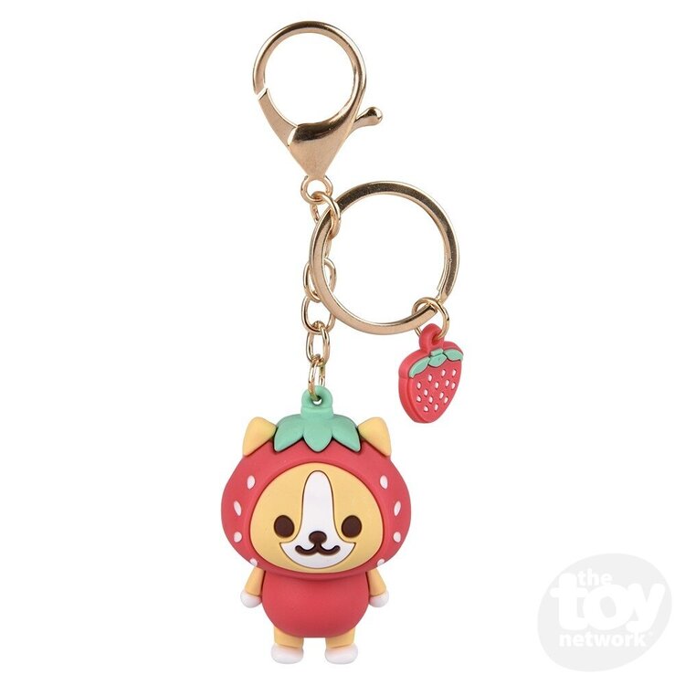 Toy Network 2" Kawaii Fruit Animal Clip Ons