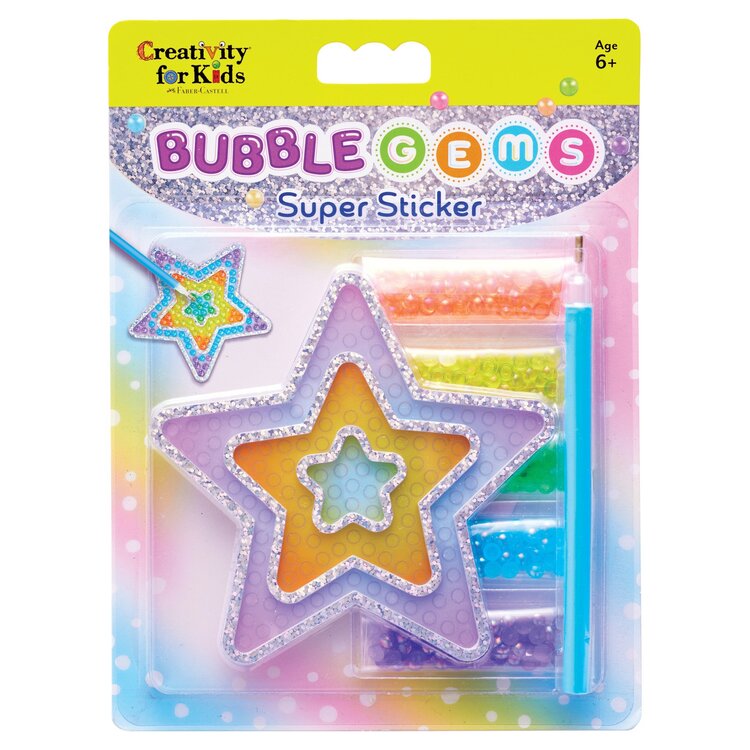 Creativity for Kids Bubble Gems | Super Sticker Star