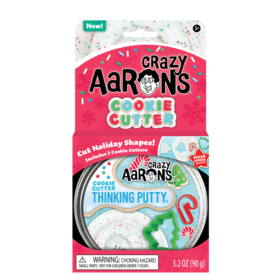 Crazy Aaron's Thinking Putty 4" Thinking Putty Holiday | Cookie Cutter