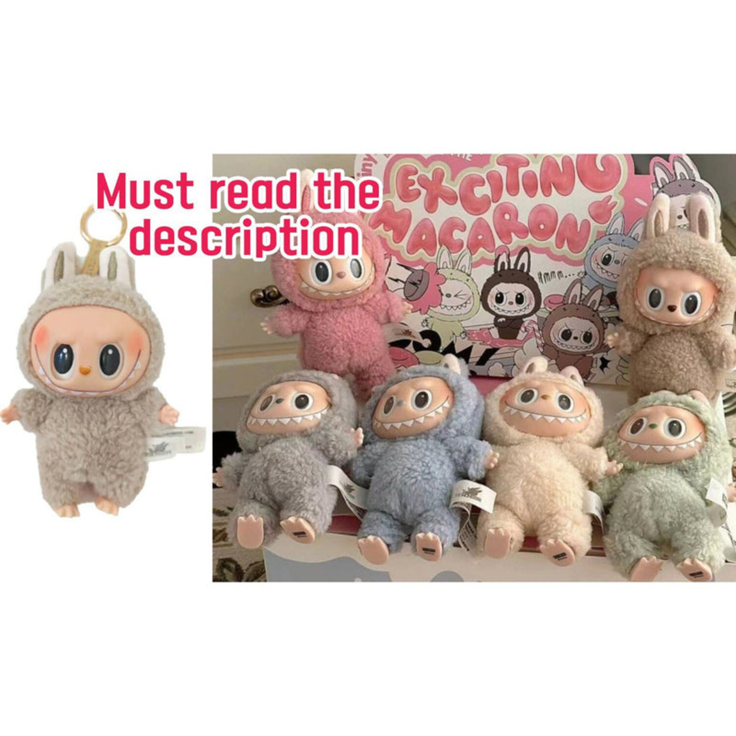 LABUBU ラブブ EXCITING MACARON LABUBU Version 1 Exciting Macaron K67LBUV1 – Ocean Drive