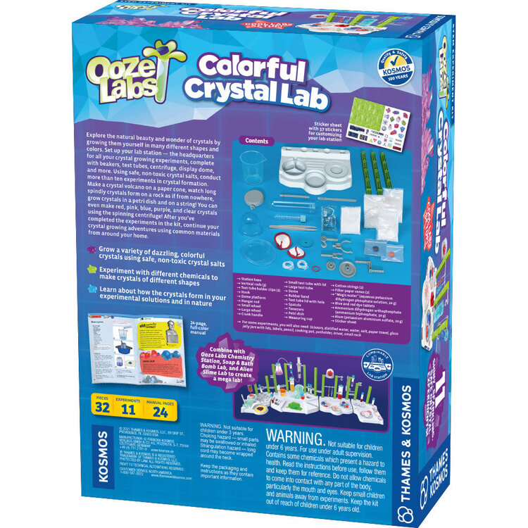 Thames & Kosmos Ooze Labs | Colorful Crystal Lab