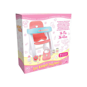 JC Toys For Keeps! Baby Doll High Chair