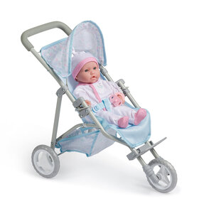 JC Toys Berenguer Boutique | Blue Folding Jogger