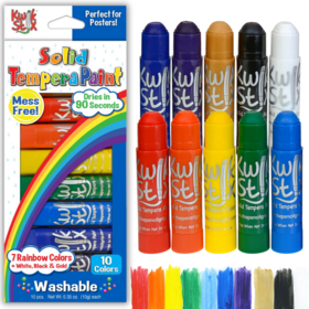 Pencil Grip Kwik Stix Rainbow Colors | 10 Pk