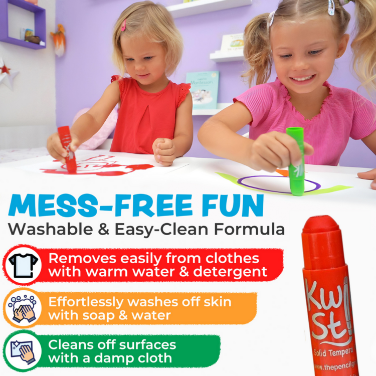 Pencil Grip Kwik Stix Rainbow Colors | 10 Pk