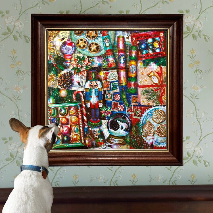 eeBoo Christmas Decorations Square | 1000 pc