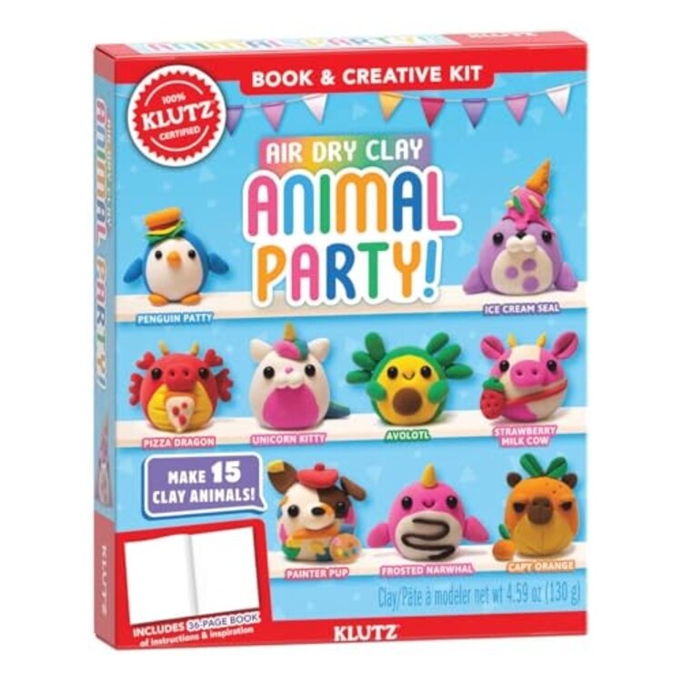 Klutz Air-Dry Clay Animal Party