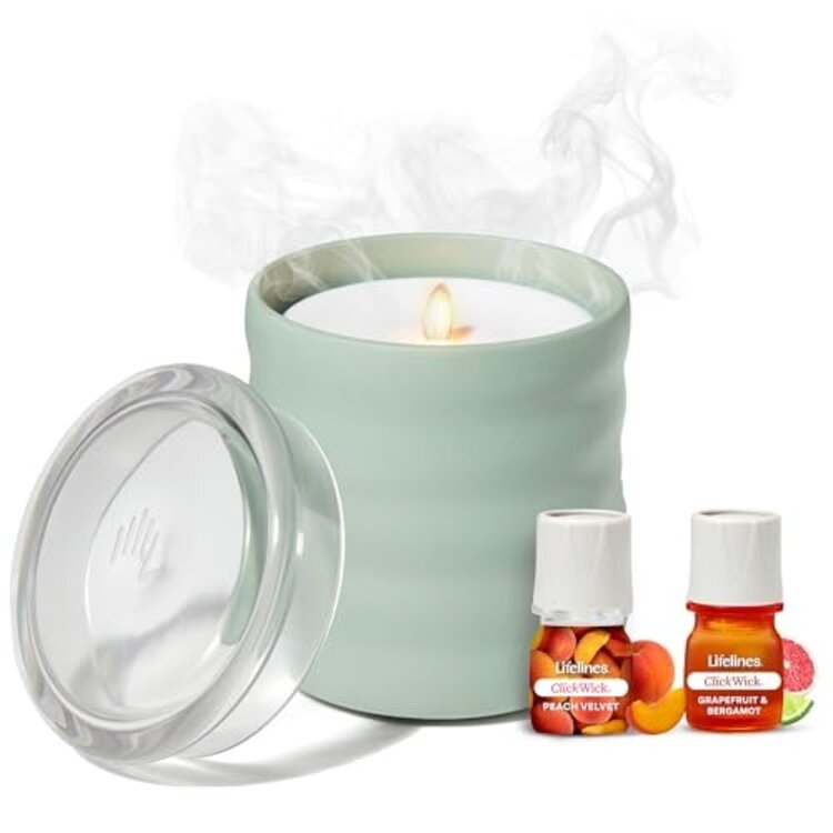 Lifelines Flameless Candle Diffuser | Bubble Green
