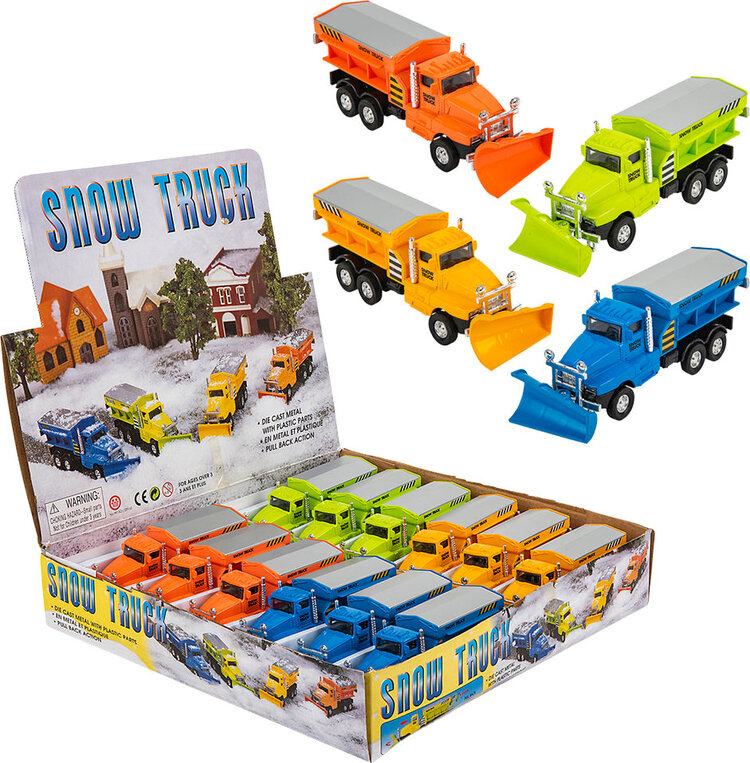 Toy Network 6.5" Die Cast Snow Plow
