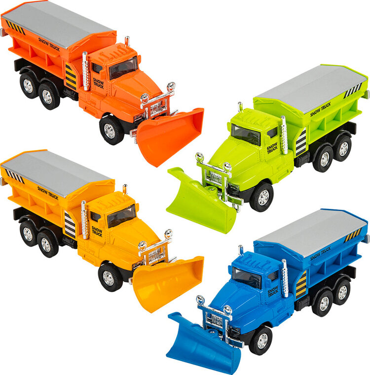 Toy Network 6.5" Die Cast Snow Plow