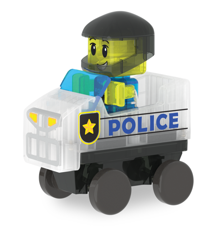 Magna-Tiles Police Patrol |  20 pc