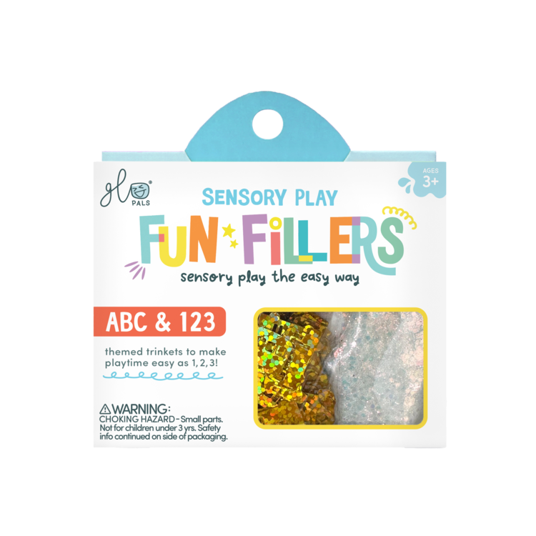 Glo Pals Sensory Jar Filler Pack | ABC & 123