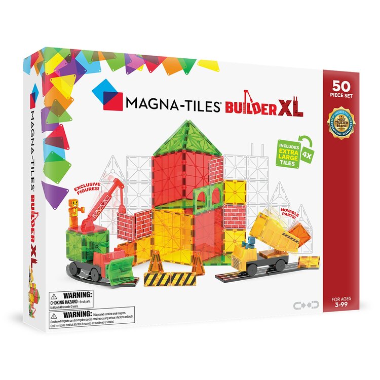 Magna-Tiles Builder XL | 50 pc