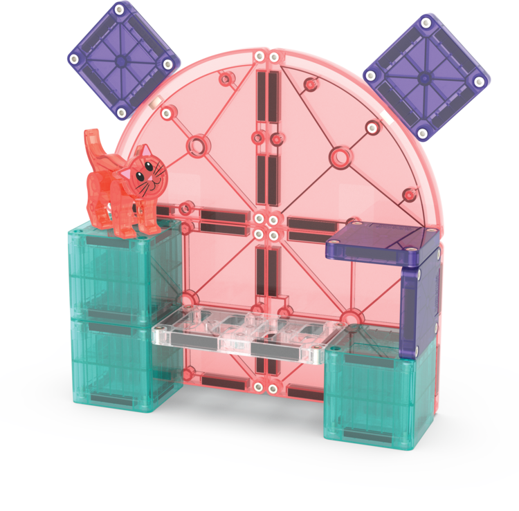 Magna-Tiles Cat Tree | 13 pc