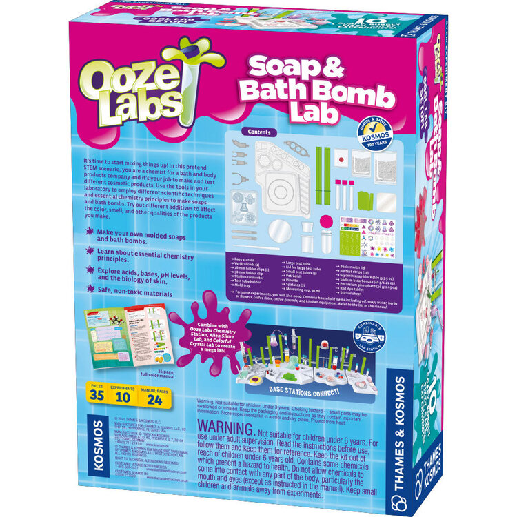 Thames & Kosmos Ooze Labs | Soap & Bath Bomb Lab