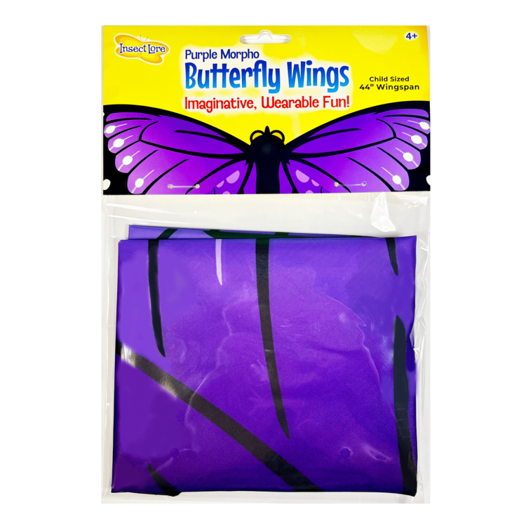 Insect Lore Purple Morpho Butterfly Wings
