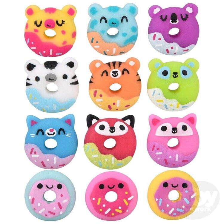 Toy Network 1.5" Gummy Donut Animals