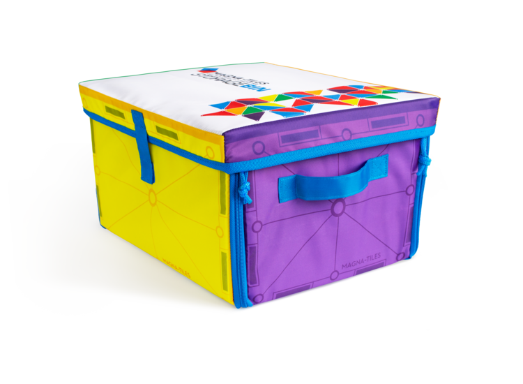 Magna-Tiles Storage Bin & Interactive Play-Mat