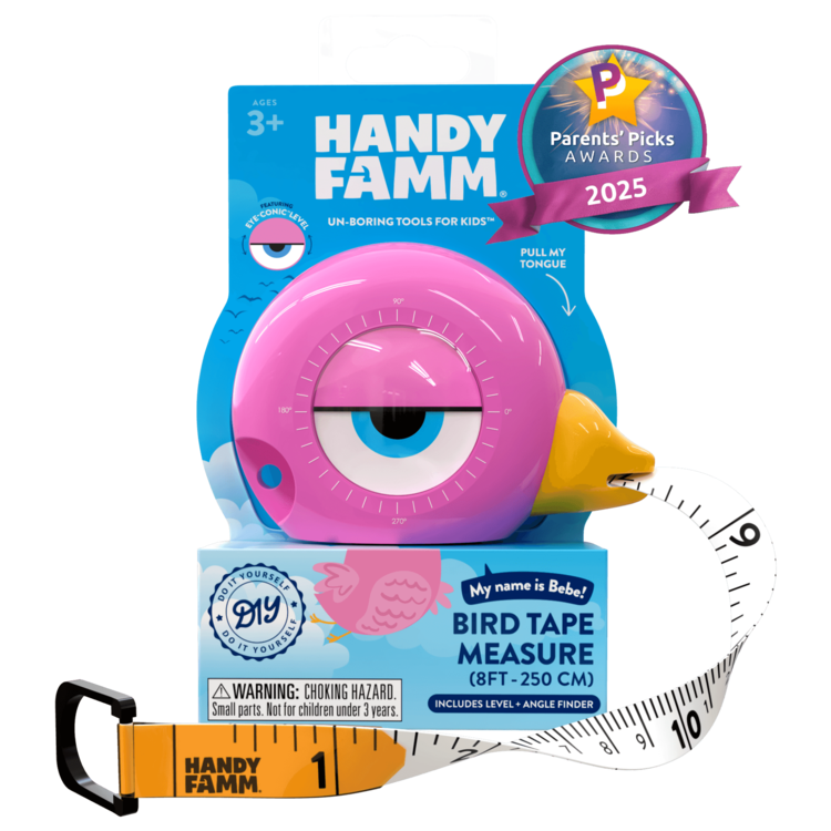Handy Famm Handy Famm Tape Measure | Toto Pink Bird