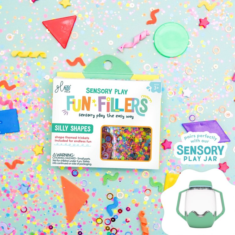 Glo Pals Sensory Jar Filler Pack | Silly Shapes