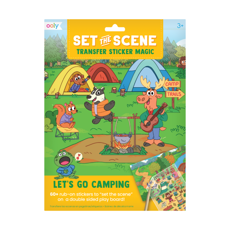 OOLY Transfer Sticker Magic | Let's Go Camping