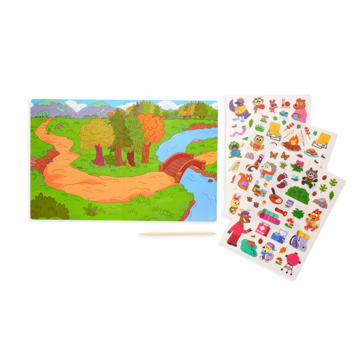 OOLY Transfer Sticker Magic | Let's Go Camping