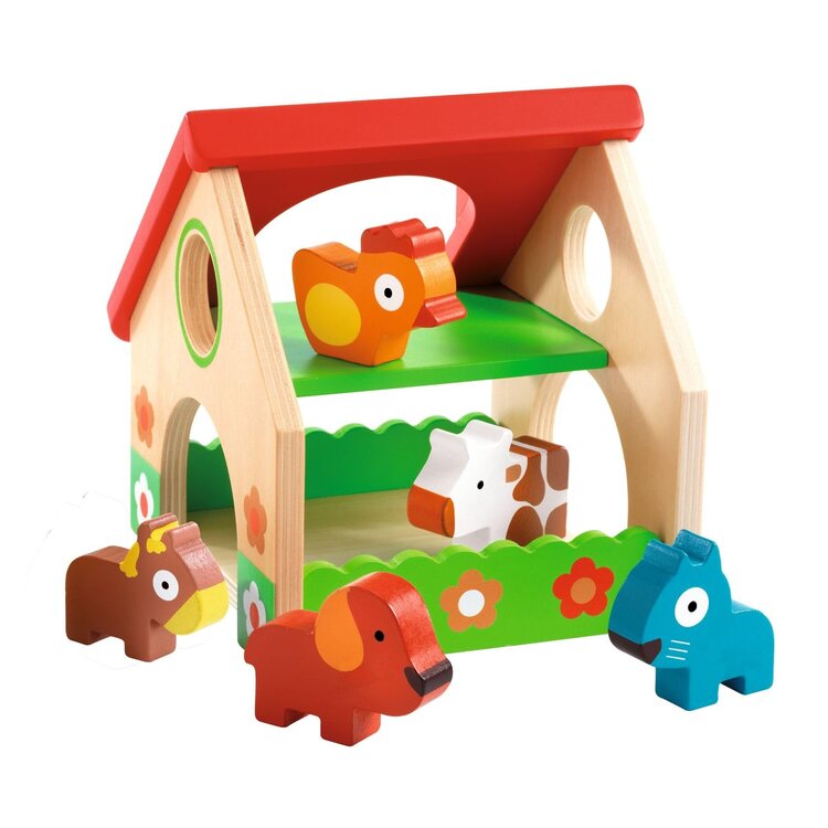 DJECO Mini Wooden Farm