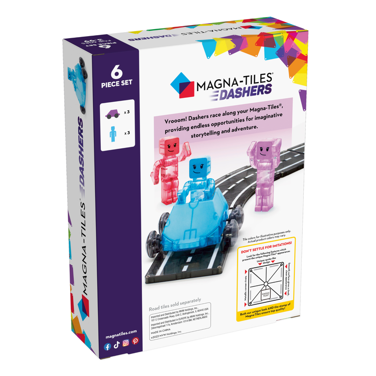 Magna-Tiles Dashers | 6 pc Set