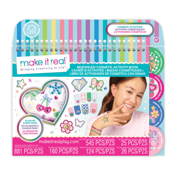 Make It Real Bejeweled Cosmetic Activity Book