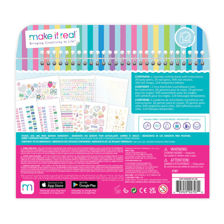 Make It Real Bejeweled Cosmetic Activity Book