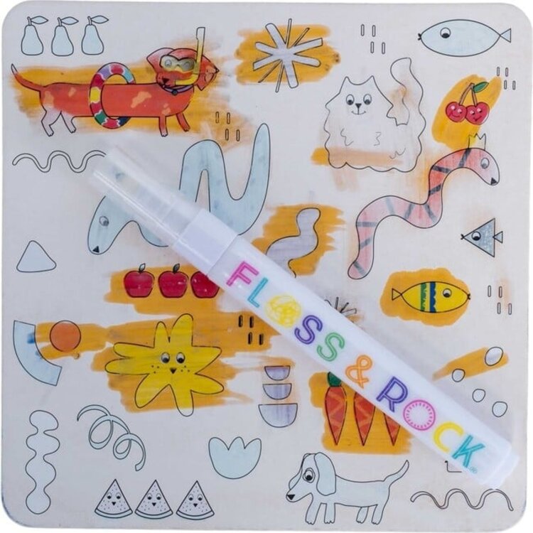 Floss & Rock Pets Water Pen & Cards