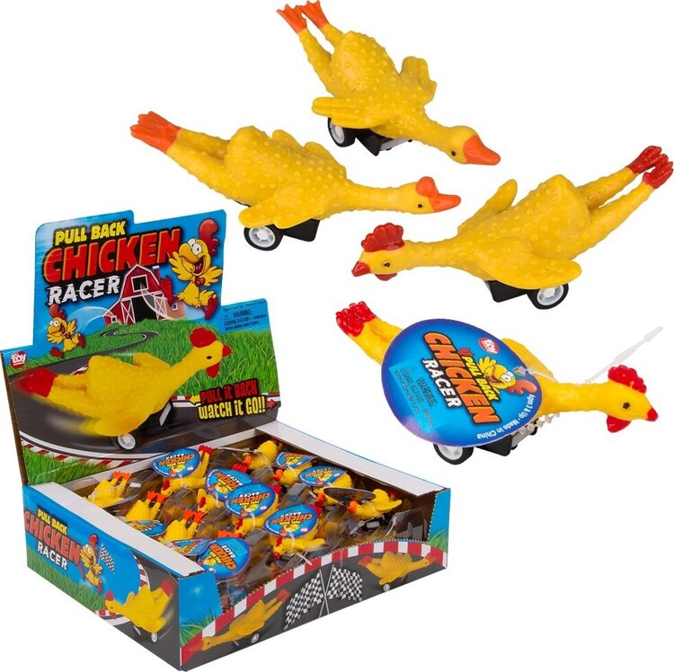 Toy Network 3" Pull Back Chicken